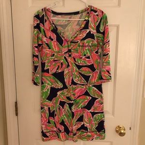 Lilly Pulitzer palmetto v-neck t-shirt dress